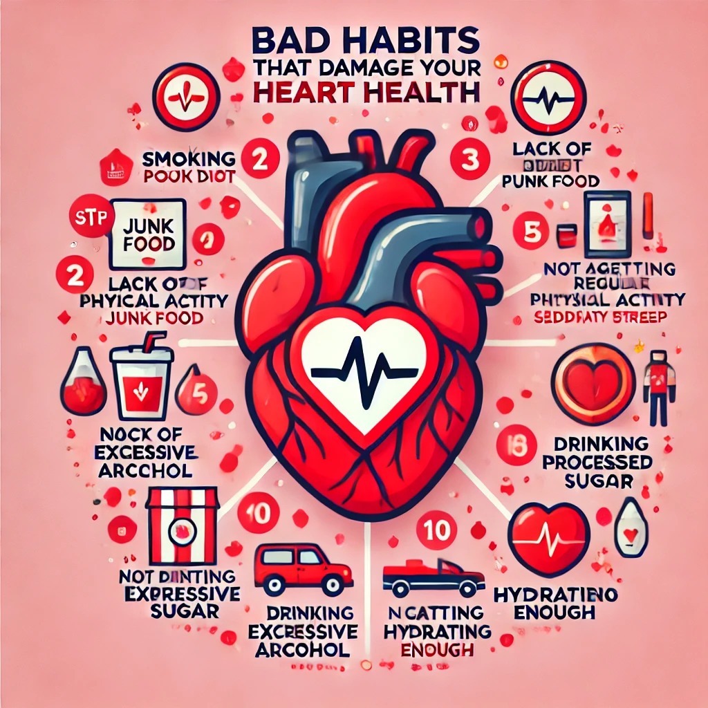 پیری زودرس قلب با عادت‌های ناسالم